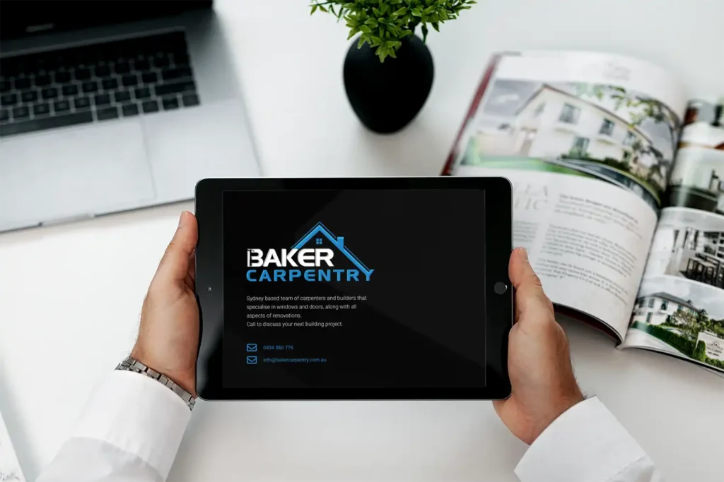 WordPress website - Baker Carpentry - Rapid Websites