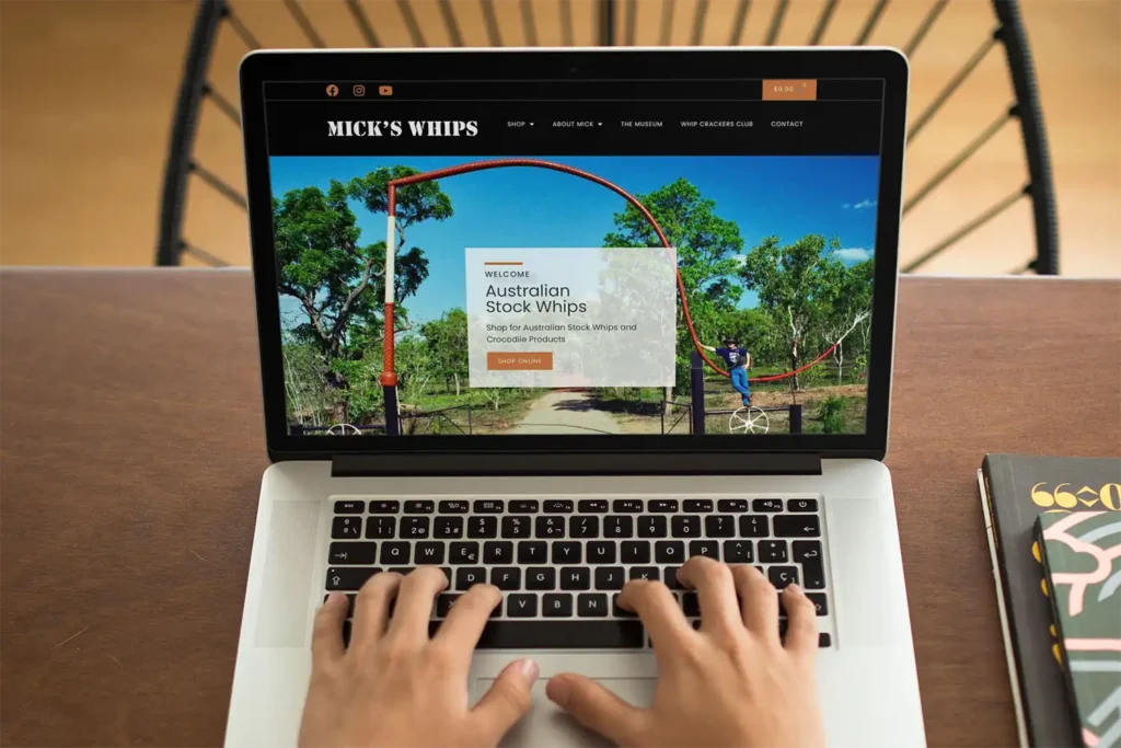 WordPress website - Micks Whips - Rapid Websites