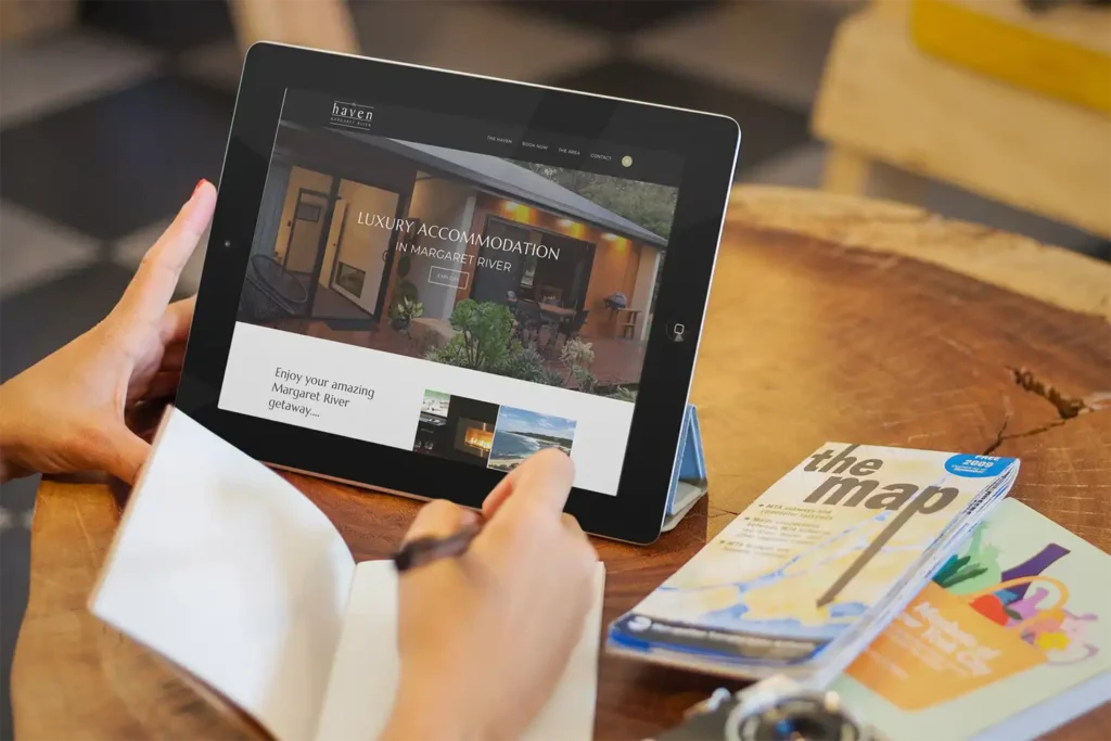 WordPress website - The Haven Margaret River - Rapid Websites