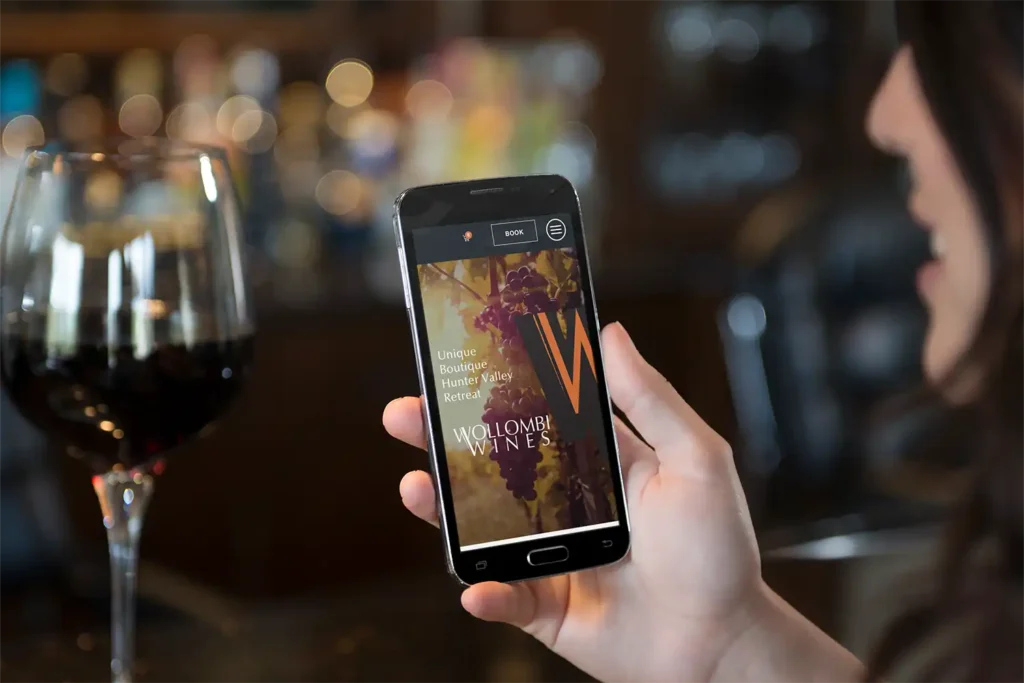 WordPress website - Wollombi Wines - Rapid Websites