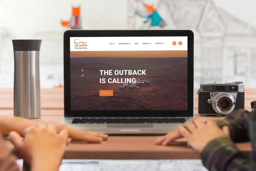 WordPress website - Mt Gipps Station Stay - Rapid Websites