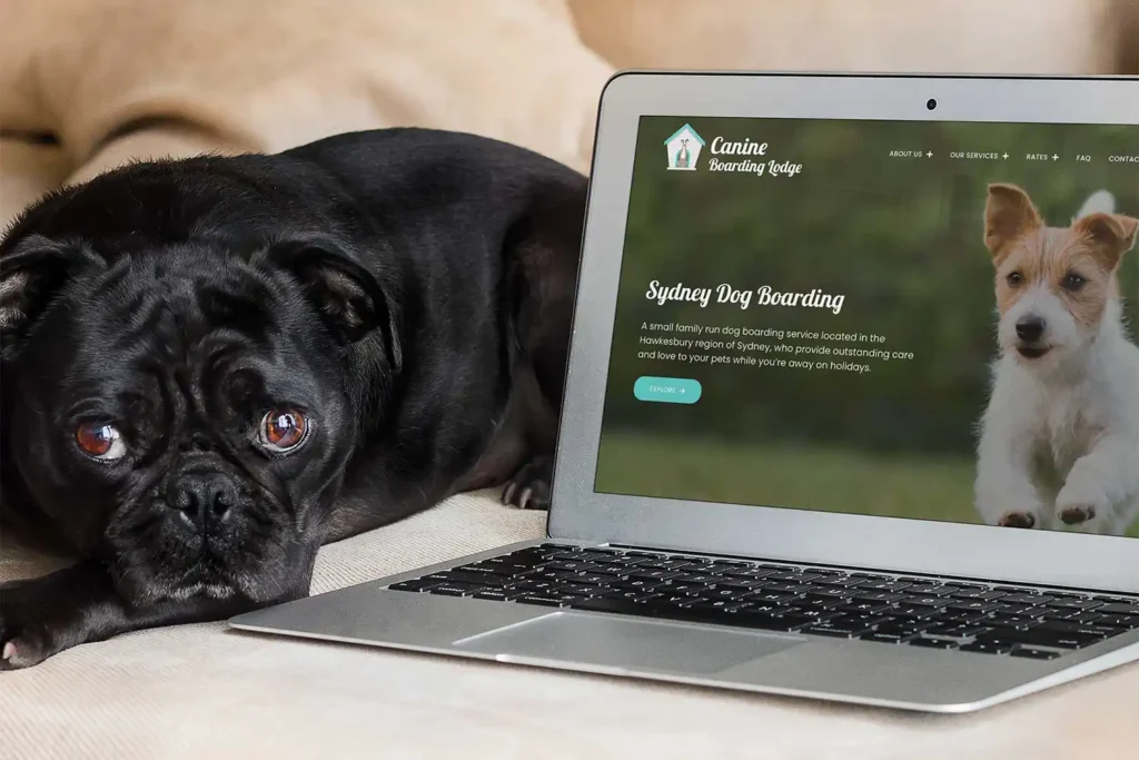 WordPress website - Canine Boarding Lodge - Rapid Websites