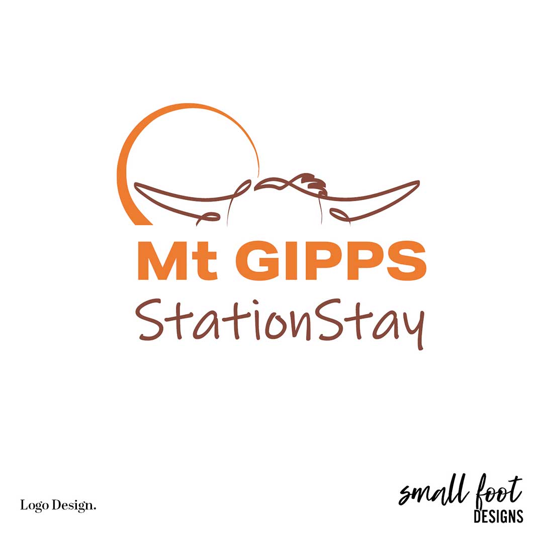 Small Foot Designs - Mt Gipps logo design - Rapid Websites