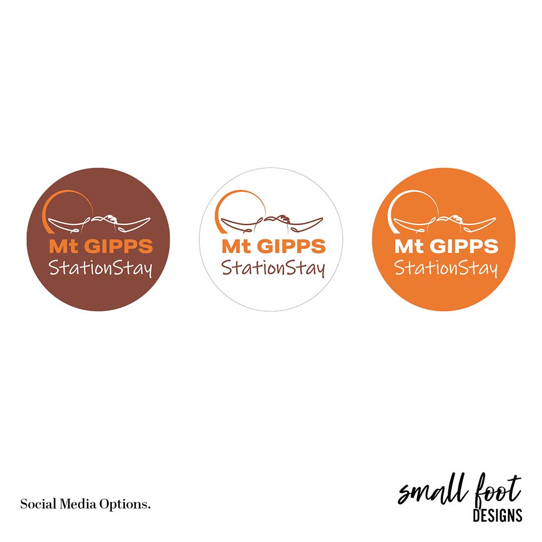 Small Foot Designs - Mt Gipps logo design - Rapid Websites