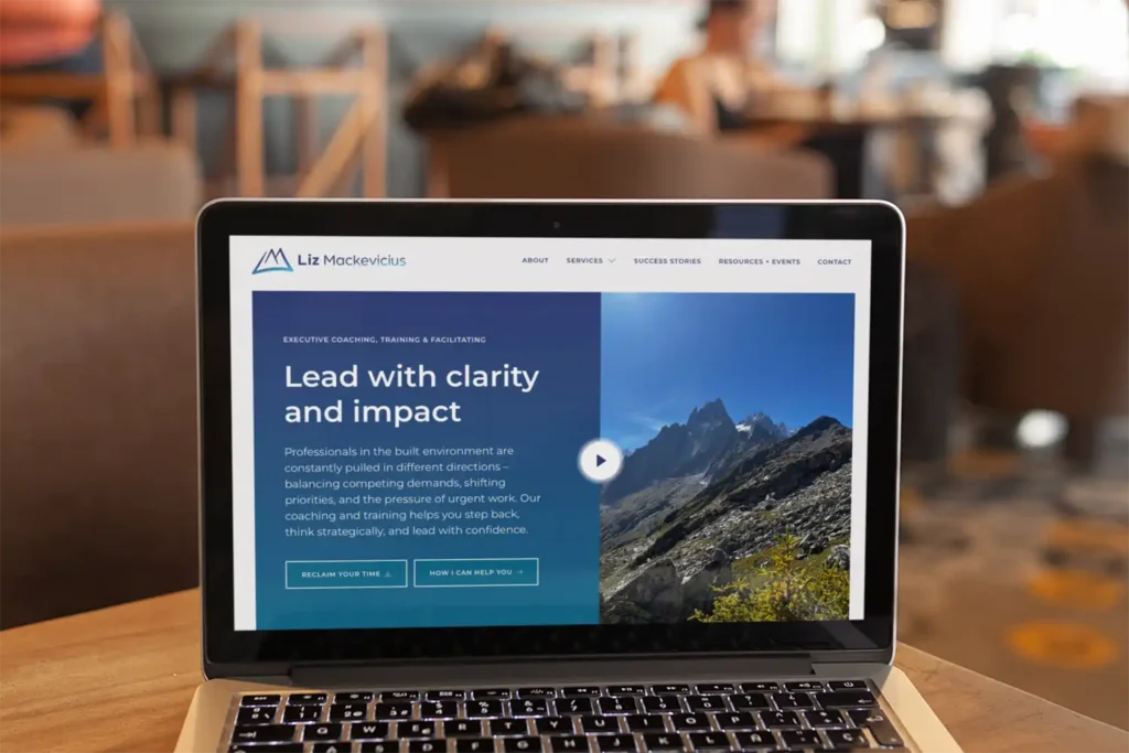 WordPress website - Liz Mackevicious - Melbourne Executive Coaching - Rapid Websites
