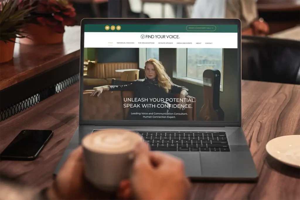 WordPress website - Find Your Voice - Rapid Websites