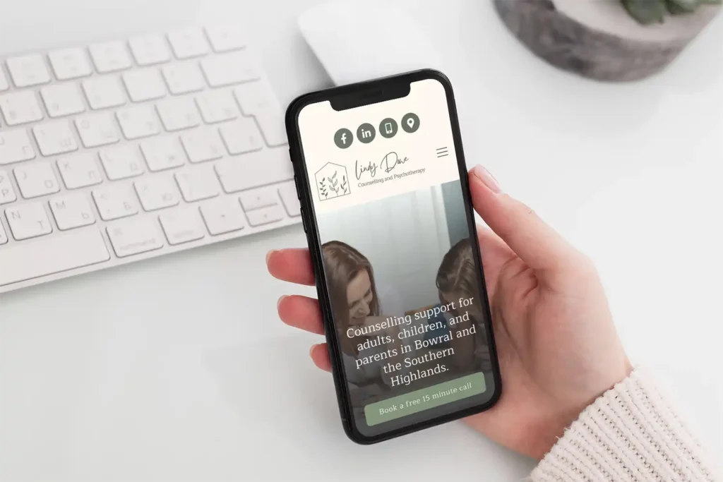 WordPress website - Lindy Dowe Counselling - Rapid Websites