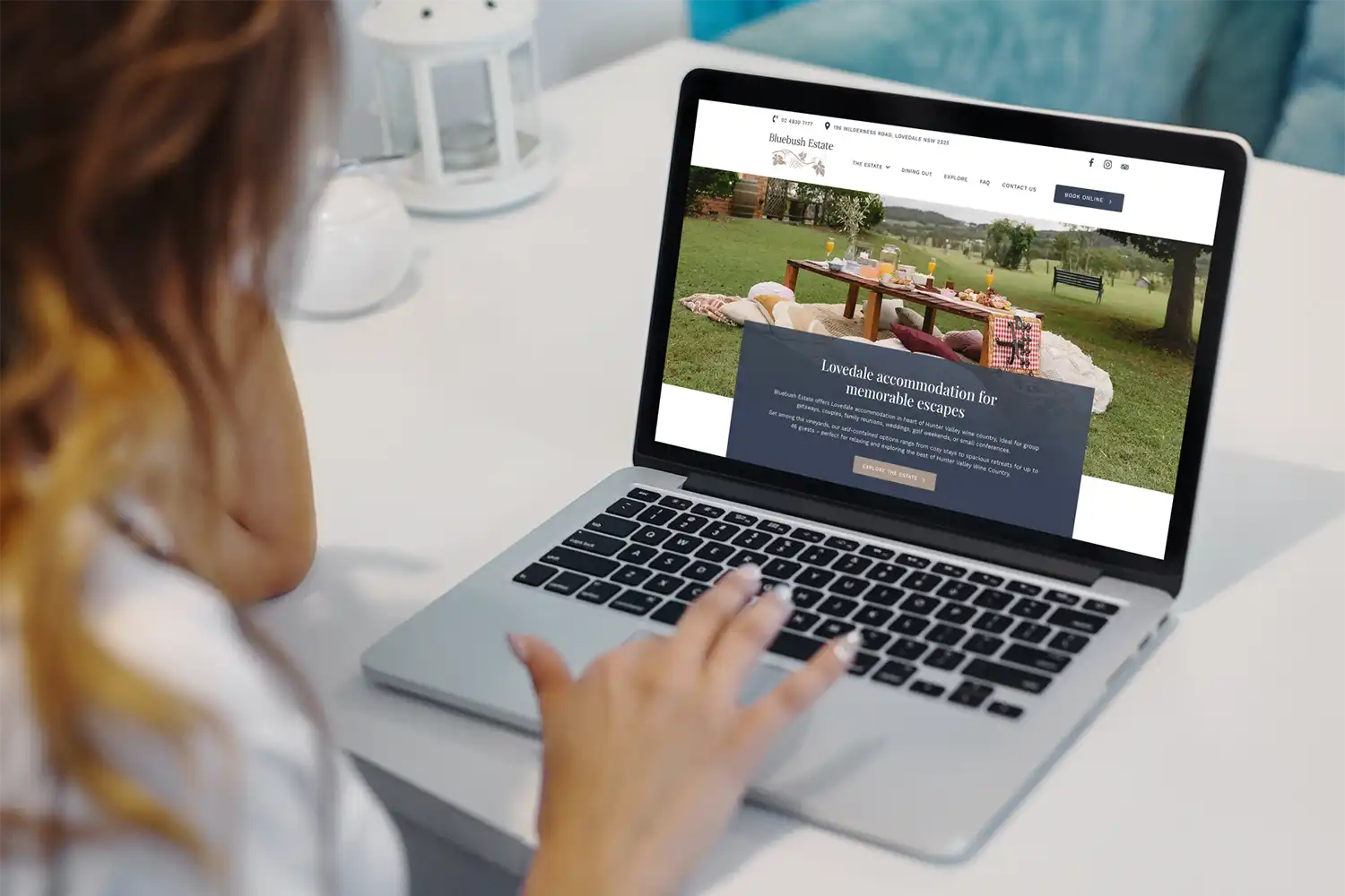 WordPress website - Bluebush Estate - Rapid Websites
