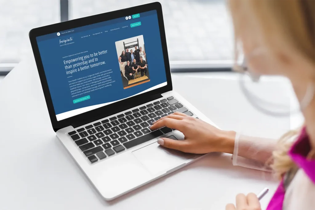 WordPress website - Invigorate Health - Rapid Websites