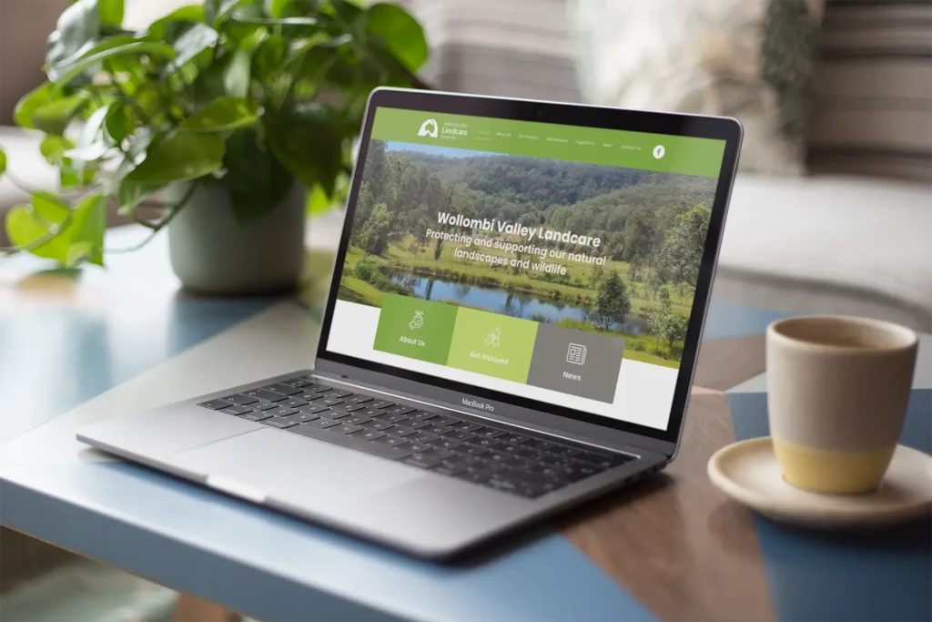 WordPress website - Wollombi Valley Landcare - Rapid Websites